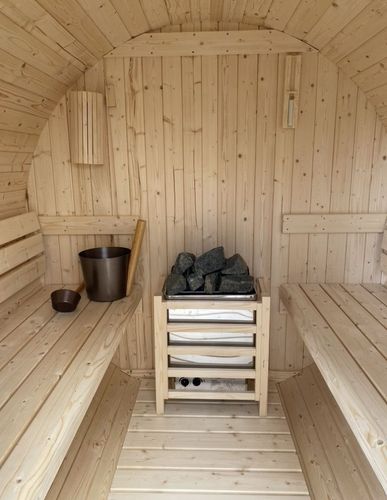 diseño de saunas tipo barril en valencia